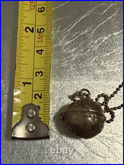 RARE 925 Sterling Silver Warner Bros Marvin Martian Hinged Globe Locket Pendant