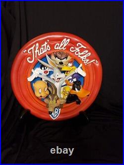 RARE ARTIST PROOF 1996 WARNER BROS That's all Folks! 3-D Limited Edition