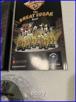 RARE! Animaniacs The Great Edgar Hunt CIB (Nintendo GameCube Warner Bros)