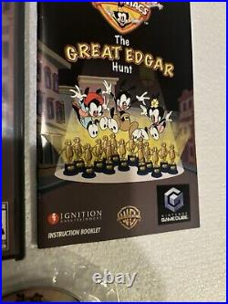 RARE! Animaniacs The Great Edgar Hunt CIB (Nintendo GameCube Warner Bros)