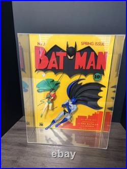 RARE BATMAN 1939 COMICS COVER #1 WARNER BROTHERS WB 3D SCULPTURE 58 of 250
