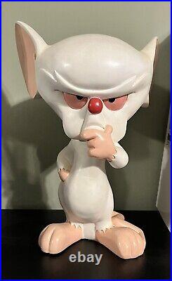 RARE BRAIN STATUE FROM PINKY AND THE BRAIN CARTOON, WARNER BROS 11 Inches Tall