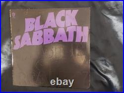 RARE Black Sabbath Master of Reality 1971 LP 1st Press Warner Bros EX-/VG PICS