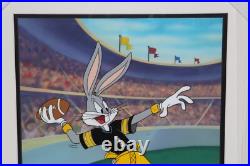 RARE Bombs Away Bugs Bunny Animation Cel Warner Bros NFL Pittsburgh Steelers