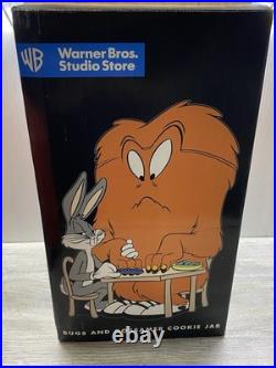 RARE Bugs and Gossamer Cookie Jar WARNER BROS Studio Store With Box! MIB Nice