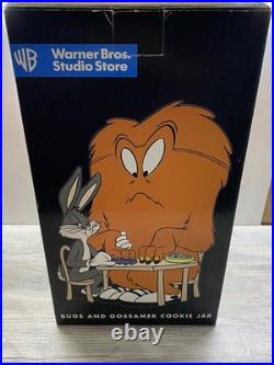 RARE Bugs and Gossamer Cookie Jar WARNER BROS Studio Store With Box! MIB Nice