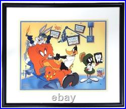 RARE CLAMPETT Cel WARNER Bros DUCK DENTIST Juan Ortiz MONSTER OF TOOTH 59/100