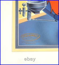 RARE CLAMPETT Cel WARNER Bros DUCK DENTIST Juan Ortiz MONSTER OF TOOTH 59/100