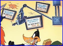 RARE CLAMPETT Cel WARNER Bros DUCK DENTIST Juan Ortiz MONSTER OF TOOTH 59/100