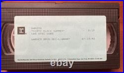 RARE! Danzing Dirty Black Summer VHS, Warner Bros Rec Library! One Of A Kind