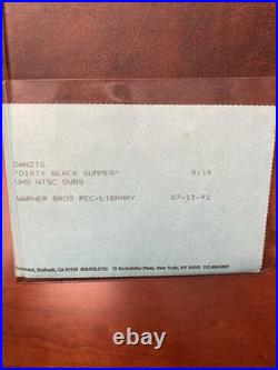 RARE! Danzing Dirty Black Summer VHS, Warner Bros Rec Library! One Of A Kind