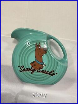 RARE Fiesta Fiestaware 1998 Warner Bros. Scooby Doo Scooby Snacks Pitcher