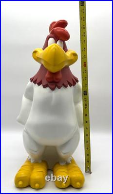 RARE Foghorn Leghorn 22 inch Resin Statue Warner Brothers Looney Tunes 1996