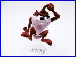 RARE Glass Taz Figure Looney Tunes Warner Bros Demons and Wonders