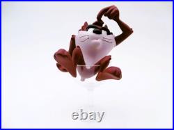 RARE Glass Taz Figure Looney Tunes Warner Bros Demons and Wonders