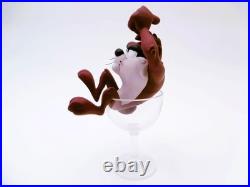 RARE Glass Taz Figure Looney Tunes Warner Bros Demons and Wonders