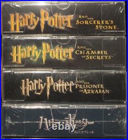 RARE HARRY POTTER 1-4 FACTORY SEALED VHS LOT With JAPANESE IMPORT GOBLET OF FIRE