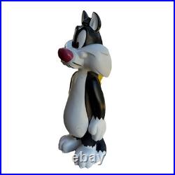 RARE Large 1996 Warner Bros Store Sylvester and Tweety Bird Statue (23)