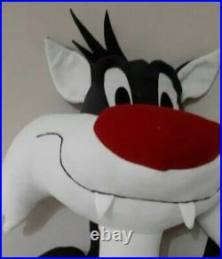 RARE Looney Tunes Show Sylvester Cat Jumbo Plush 43 Stuffed Plush Warner Bros