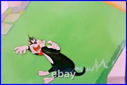 RARE Looney Tunes Swallow the Leader 1949 Cat Production Cel