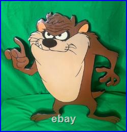 RARE Looney Tunes TASMANIAN DEVIL Wall Art 17 Tall VINTAGE 1991 from GALLERY 92 RARE Looney Tunes TASMANIAN DEVIL Wall Art 17 Tall VINTAGE 1991 from GALLERY 92