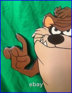 RARE Looney Tunes TASMANIAN DEVIL Wall Art 17 Tall VINTAGE 1991 from GALLERY 92 RARE Looney Tunes TASMANIAN DEVIL Wall Art 17 Tall VINTAGE 1991 from GALLERY 92