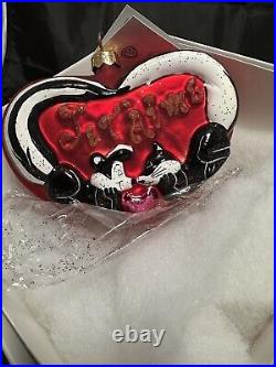 RARE NWT WARNER Bros Christopher Radko Je'Taime Pepe Le Pew Ornament New