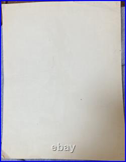 RARE Original animation 8.5 x 11 print Wile E. Coyote. Warner Bros-Seven Arts RARE Original animation 8.5 x 11 print Wile E. Coyote. Warner Bros-Seven Arts