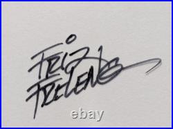 RARE Pair Friz Freleng Signed Hand-Painted Animation Cels Yosemite Sam & Taz