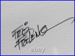 RARE Pair Friz Freleng Signed Hand-Painted Animation Cels Yosemite Sam & Taz