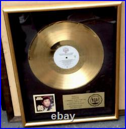 RARE Paul Simon RIAA Gold Record Award One Trick Pony WB Album Framed