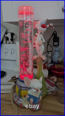 RARE Pinky And The Brain Bubble Lamp Warner Bros Animaniacs Y2K Original Box