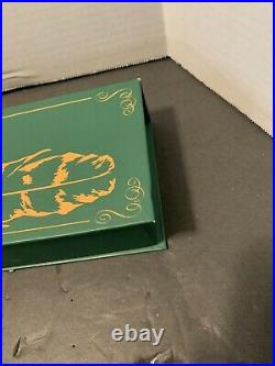 RARE Rita Skeeter Quick Quotes Quill & Notepad Green And Gold-Harry Potter