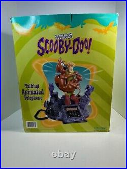 RARE Scooby Doo Talking Animated Telephone Cartoon Network Telemania 2000 NOB