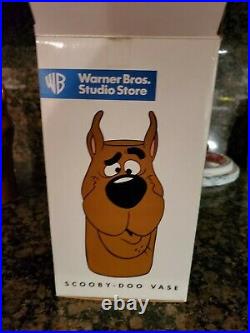 RARE Scooby Doo Vase NIB Vtg. 1997 Warner Bros. Studio Store exclusive free ship