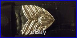 RARE Sterling Silver Bugs Bunny Belt & Buckle with Native American Head Dress WB