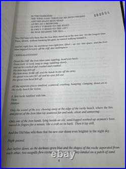 RARE THE IRON GIANT WARNER BROS. TREATMENT SCRIPT VISUAL PRODUCTION CREW #'d