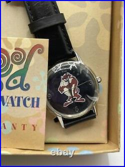 RARE Tazmanian? Devil Warner Bros Mood Changing Color Watch Dial & Ring