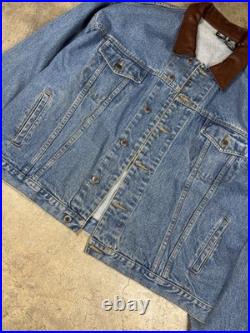RARE VINTAGE Tasmanian Devil Denim Jacket 1996 Size XL Warner Bros Taz Angel RARE VINTAGE Tasmanian Devil Denim Jacket 1996 Size XL Warner Bros Taz Angel