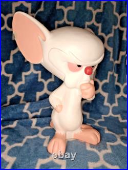 RARE VTG 1997 The Brain 11 Statue Figurine Warner Brothers Pinky And The Brain