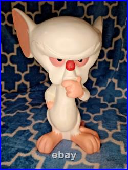 RARE VTG 1997 The Brain 11 Statue Figurine Warner Brothers Pinky And The Brain
