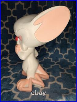 RARE VTG 1997 The Brain 11 Statue Figurine Warner Brothers Pinky And The Brain