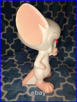RARE VTG 1997 The Brain 11 Statue Figurine Warner Brothers Pinky And The Brain