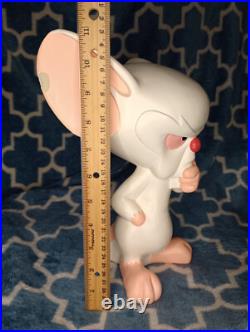 RARE VTG 1997 The Brain 11 Statue Figurine Warner Brothers Pinky And The Brain
