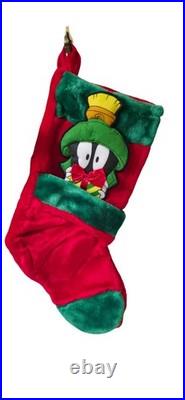 RARE! VTG Looney Tunes Stocking Set 1990s Warner Bros Bugs Taz martian Sylvester