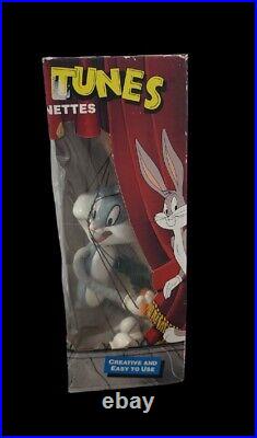 RARE VTG Warner Bros Looney Tunes BUGS BUNNY Marionette (1990) Puppet with Box