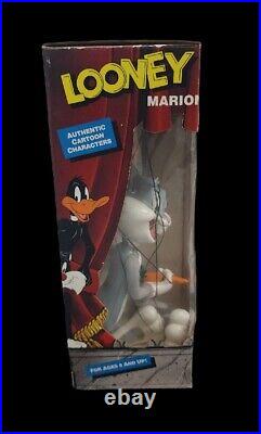 RARE VTG Warner Bros Looney Tunes BUGS BUNNY Marionette (1990) Puppet with Box