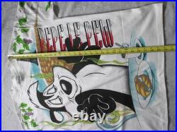 RARE Vintage 1993 Wild Oats AOP art PEPE LE PEU T-shirt Sz. XL WARNER BROS 90's RARE Vintage 1993 Wild Oats AOP art PEPE LE PEU T-shirt Sz. XL WARNER BROS 90's