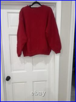 RARE Vintage 1995 Warner Bros Studio Store Bugs Bunny Embroidered Sweatshirt