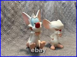 RARE Vintage 1997 Warner Bros Collectable Figures Pinky & The Brain
